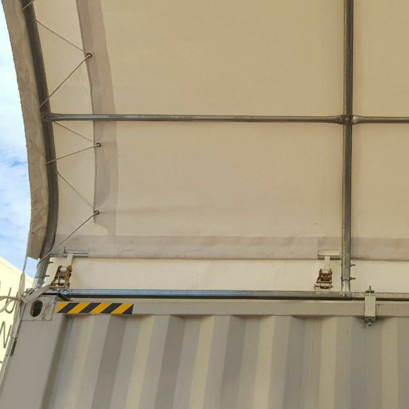 40 pi. L 40 pi. D Abri, 20 ft. W x 40 ft. D