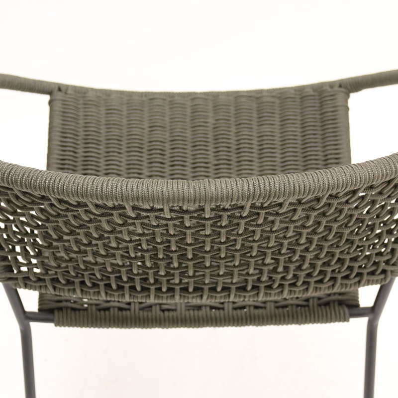 Fauteuil Cove / gris anthracite / blanc, Gris anthracite