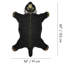 Tapis noir en laine touffeté à imprimé animal Sandon-29997138