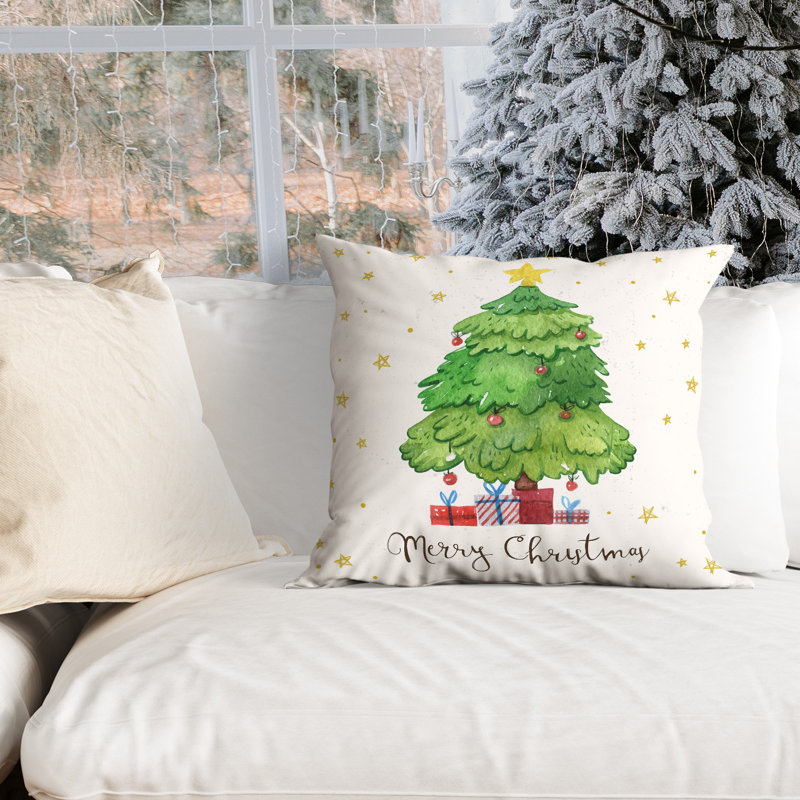 Outdoor Reversible Throw Pillow, 16" x 16"