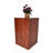 Eber FixtureDisplays 15 X 15 X 24" Elevate Your Display Pale Walnut Cube Pedestal Riser for Sleek Product Showcasing 15927-PALE WALNUT