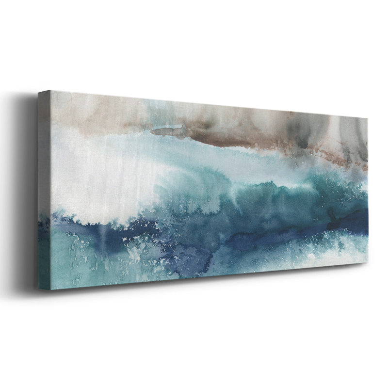 Shifting Seashore - toile tendue avec châssis, H 12 po x l 30 po x P 1,5 po