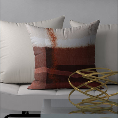 Abstract Throw Pillow