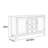 Solid wood light luxury elegant wall locker