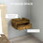 40cm W Engineered Wood Bedside Table