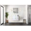 Meuble-lavabo polyvalent avec plateau en marbre de culture et miroir à DEL pour une expérience de salle de bain améliorée-701324705-701324707