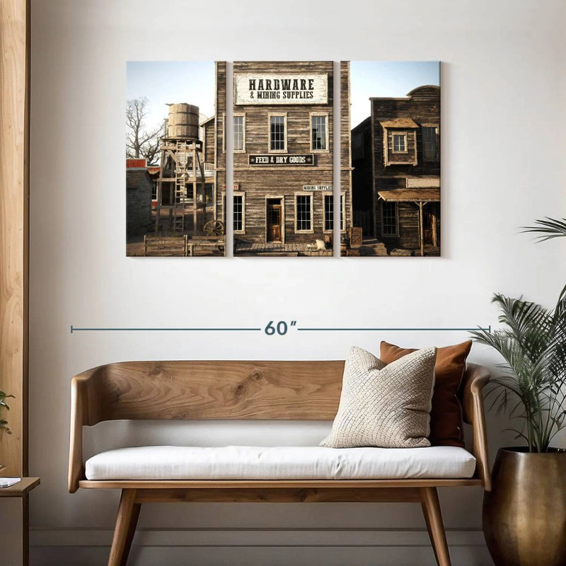 Lelar Western Hardware, 28" H x 45" W