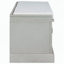 Banc de rangement avec 2 tiroirs et 2 armoires, banc à chaussures avec coussin amovible-129386023
