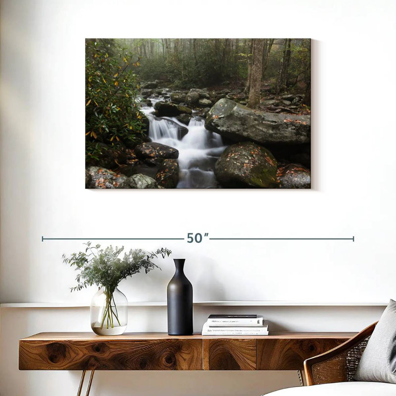 Alvord Smoky Mountains Stream, 24" H x 36" W