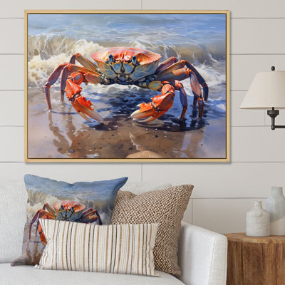 Crab Beachcombers II - Crab, art encadré