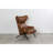 28'' Wide Genuine Leather Top Grain Leather Balloon Chair
