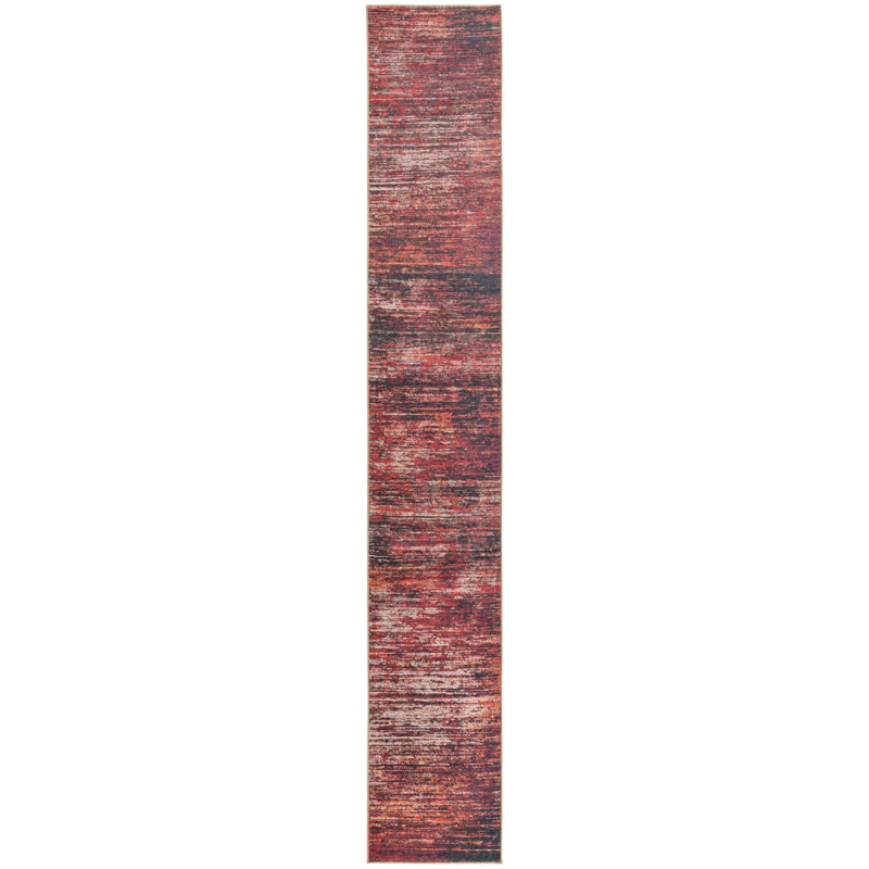 Ikhasa Chenille Abstract Indoor Rug, Runner 2'6" x 16'
