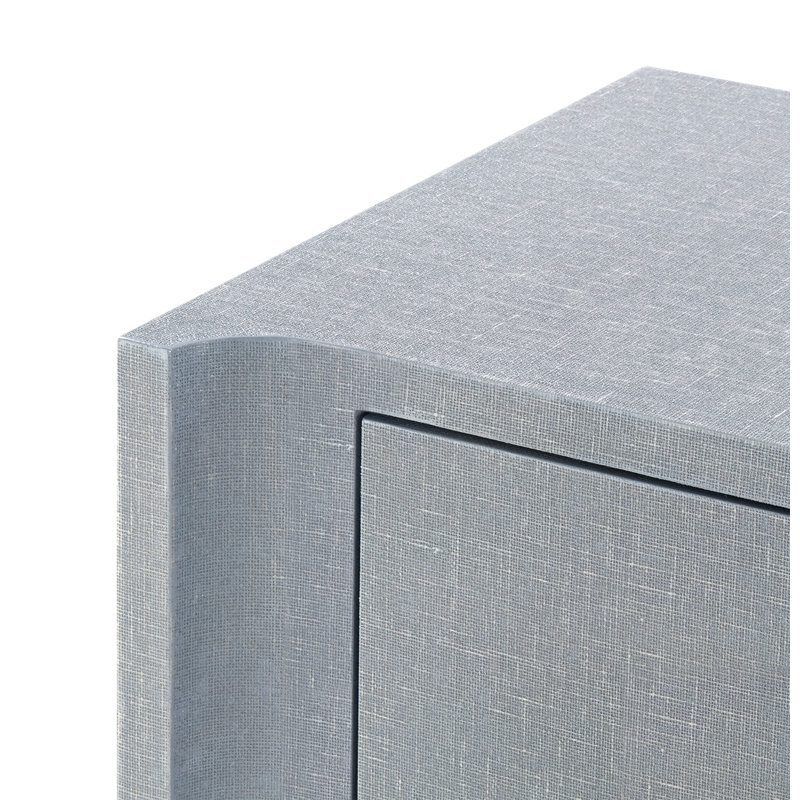 Audrey 6 - Drawer Dresser, Washed Winter Gray