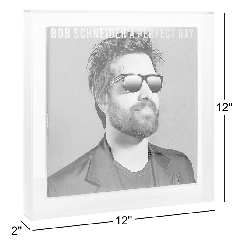 Display & Play Record Frame For 12x12" Albums, Clear