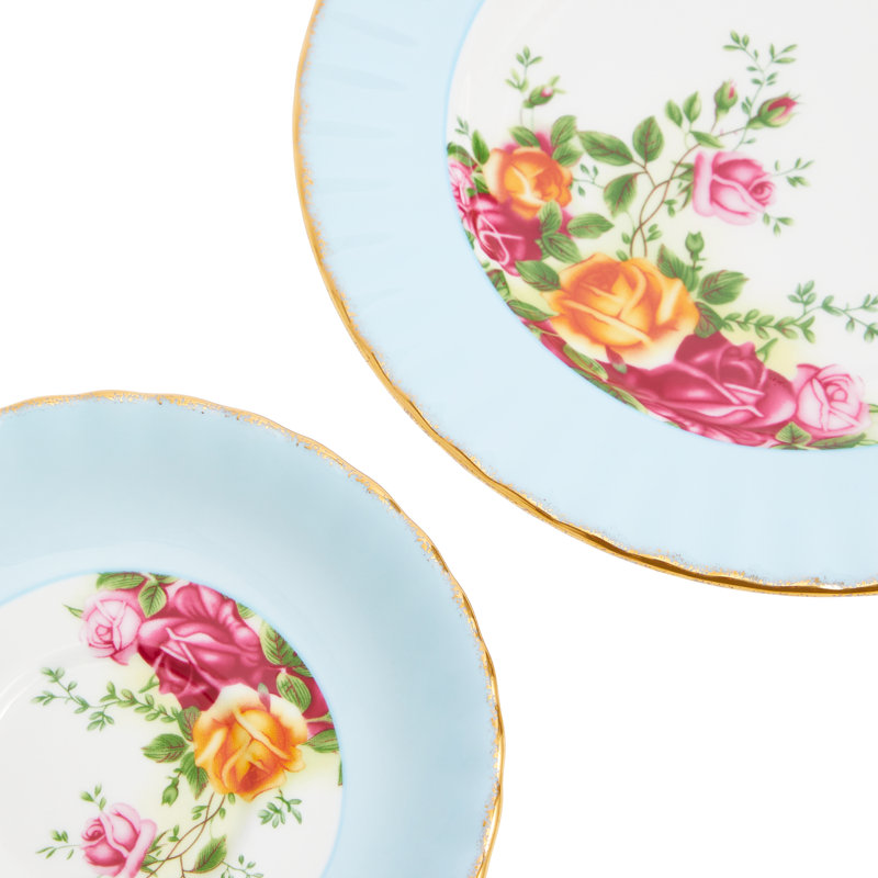 Royal Albert, Old Country Roses - Tea Set, Aqua