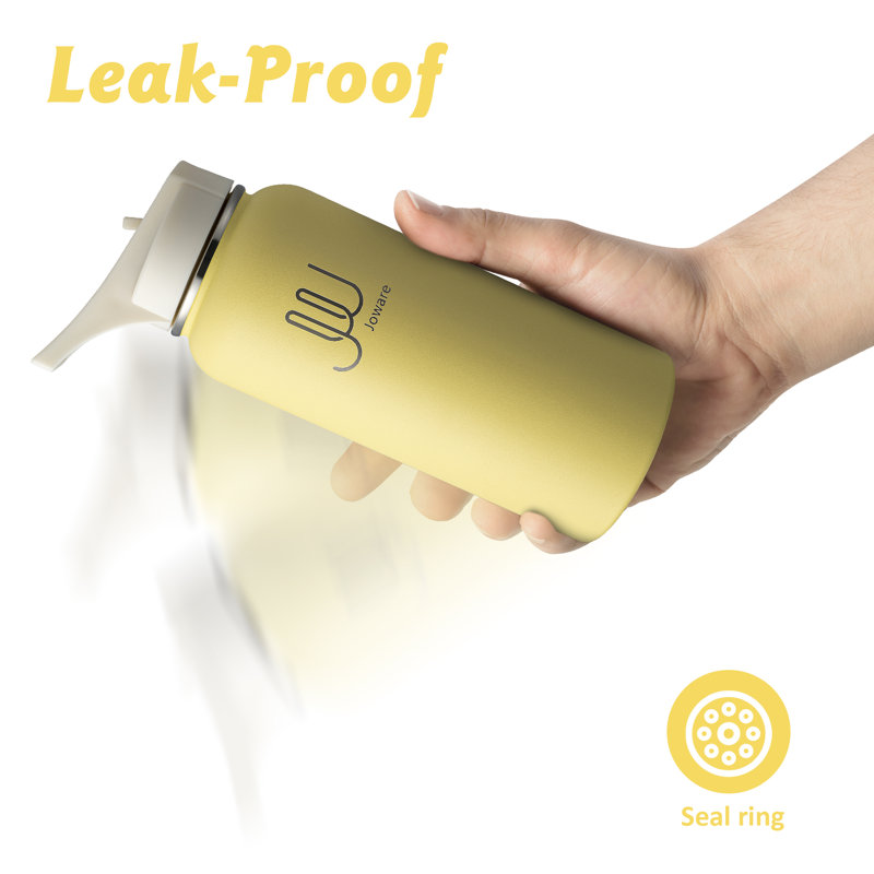 JOWARE 32oz. Double Wall Insulated Water Bottle, Butter Up