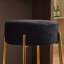 24 po de hauteur, tabourets de bar ronds, ensemble de 2 - tabourets de salle à manger rembourrés contemporains - comprend des pieds de support robustes