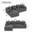 Boneless Stepanie Memory Foam 3-Seater Sofa-740648553