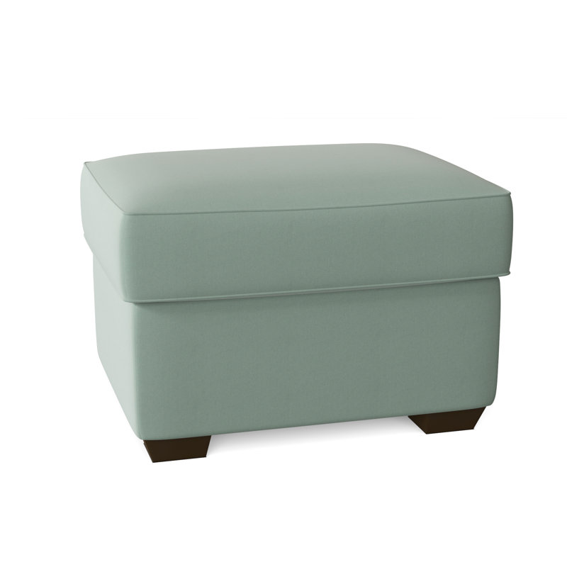 Gemi Upholstered Ottoman, Bayou Spray Canvas