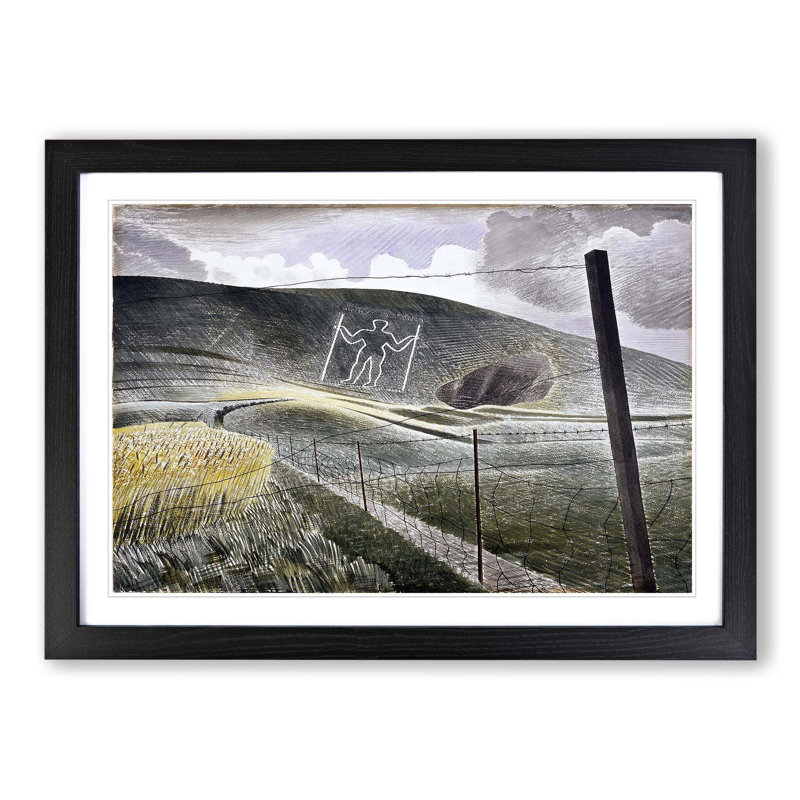 Eric Ravilious - Single Picture Frame Print, Black