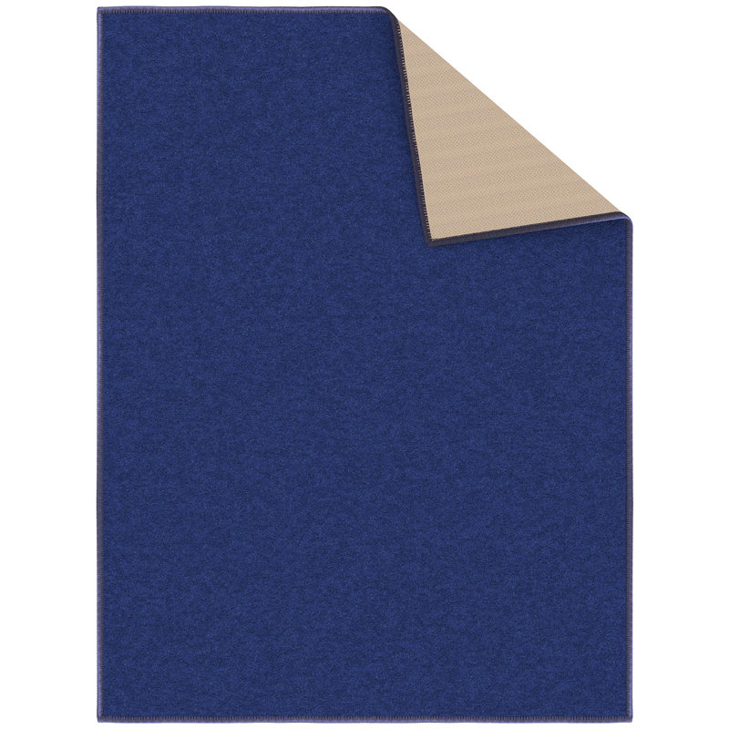 Gray Rectangular Non-Slip Washable Synthetic Kitchen Mat