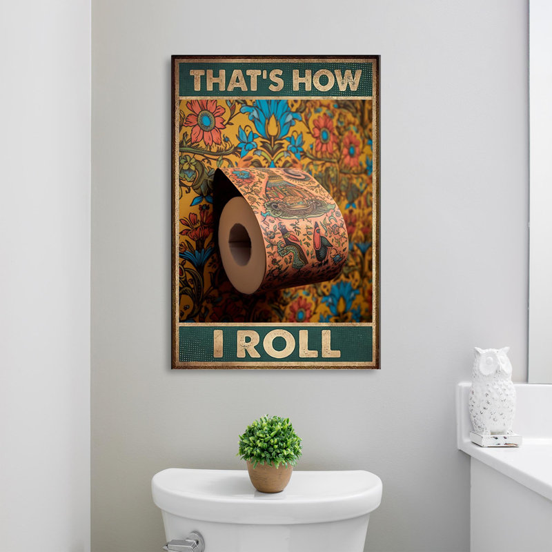 Thats How I Roll - 1 pièce, impression sur toile tendue, H 36 po x l 24 po x P 1,25 po