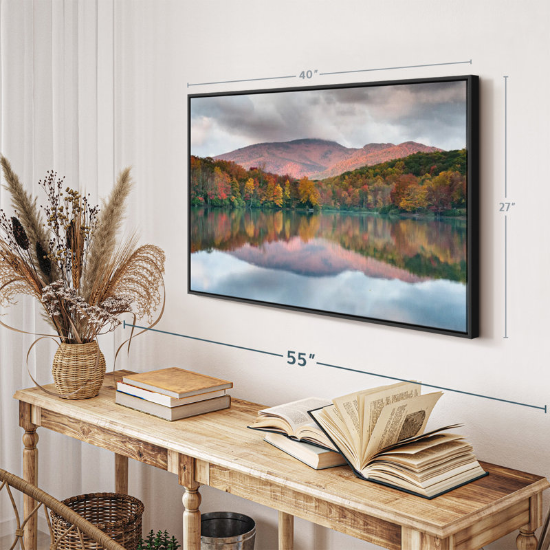 Impression sur toile Freidin Blue Ridge Parkway, H 27 po x l 40 po