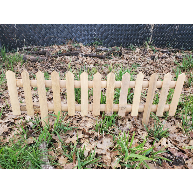 Bordure en piquet de bambou l 3 pi, H 1 pi 4 po x l 3 pi