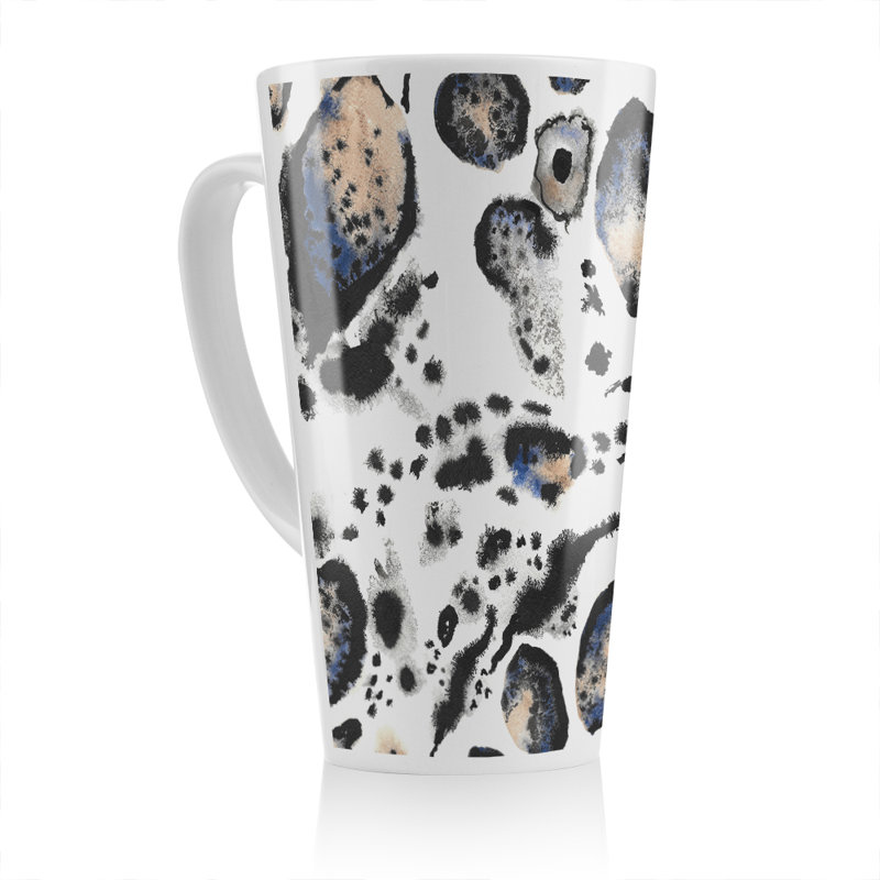 Leopard Print With Latte Mug