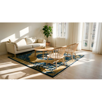 Tapis antique en laine antique Ningxia