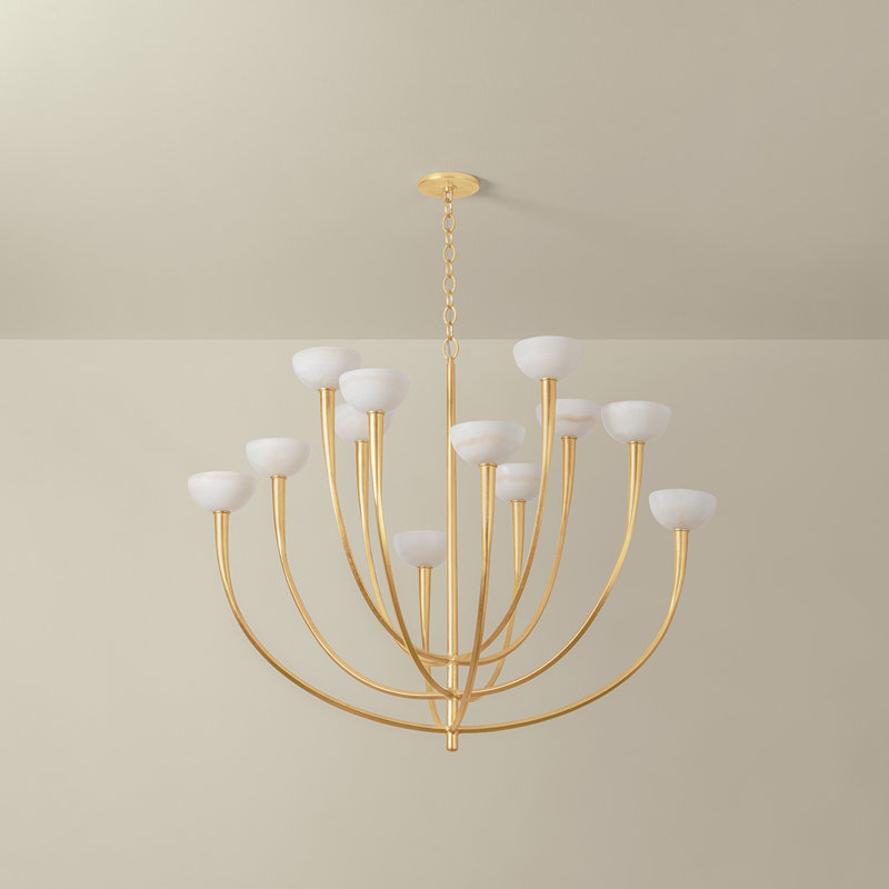 Alsen Pendant, 36.5" H x 45.25" W x 45.25" D, 12 Lights