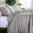 Bali Collection Clipped Jacquard Microfiber Duvet Cover Set-68026126-68026125