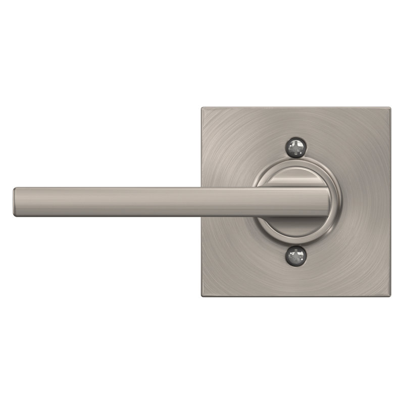 Latitude Passage Leverset with Collins Rosette, Satin Nickel