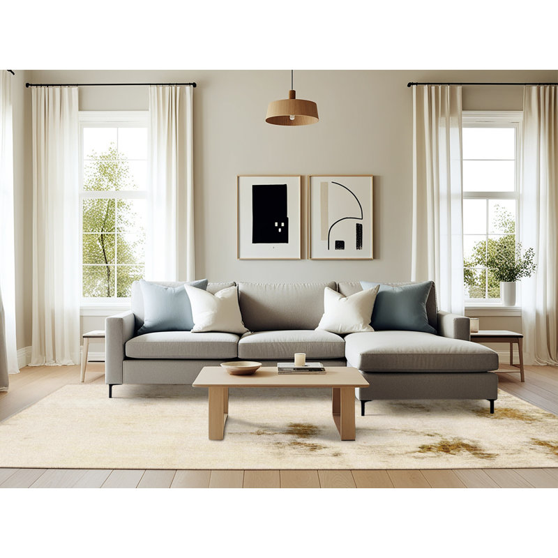 Abstract Indoor Rug, Rectangle 6' x 9'