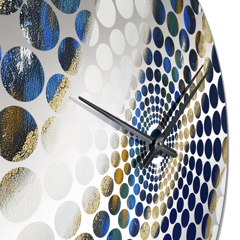 Bertnic - Horloge murale peinture abstraite, Petit