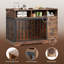 Mobilier pour cage de chien avec bols d'alimentation-913740603