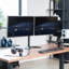 Support de bureau double