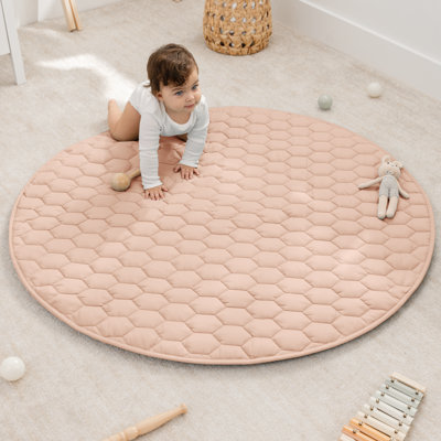 Comfy Cubs Premium Play Mat - Kids & Toddler Play Mat with Non-Slip Bottom - Plush Quilted Top Baby Mat