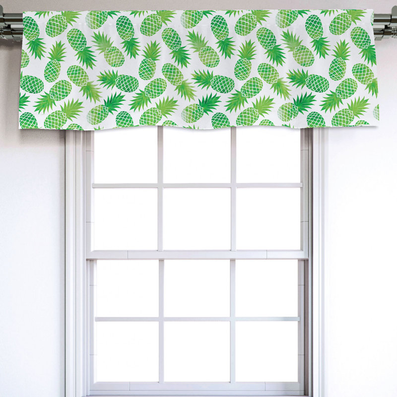 Sateen Ruffled Window Valance