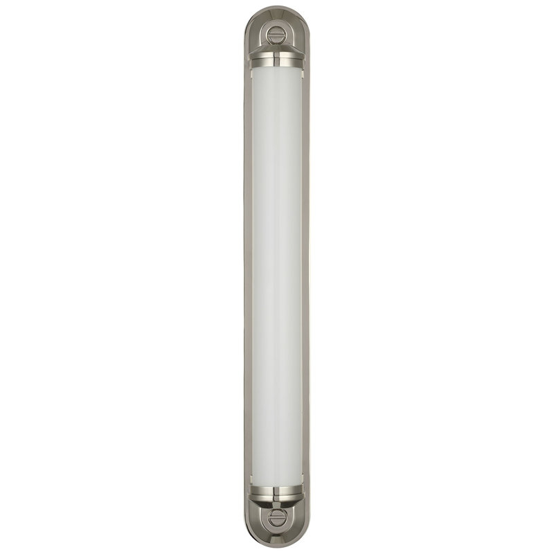 Ralph Lauren Belgrave 32" Linear Bath Light, 24" H x 3" W x 3.75" D, Polished Nickel, 1600 W