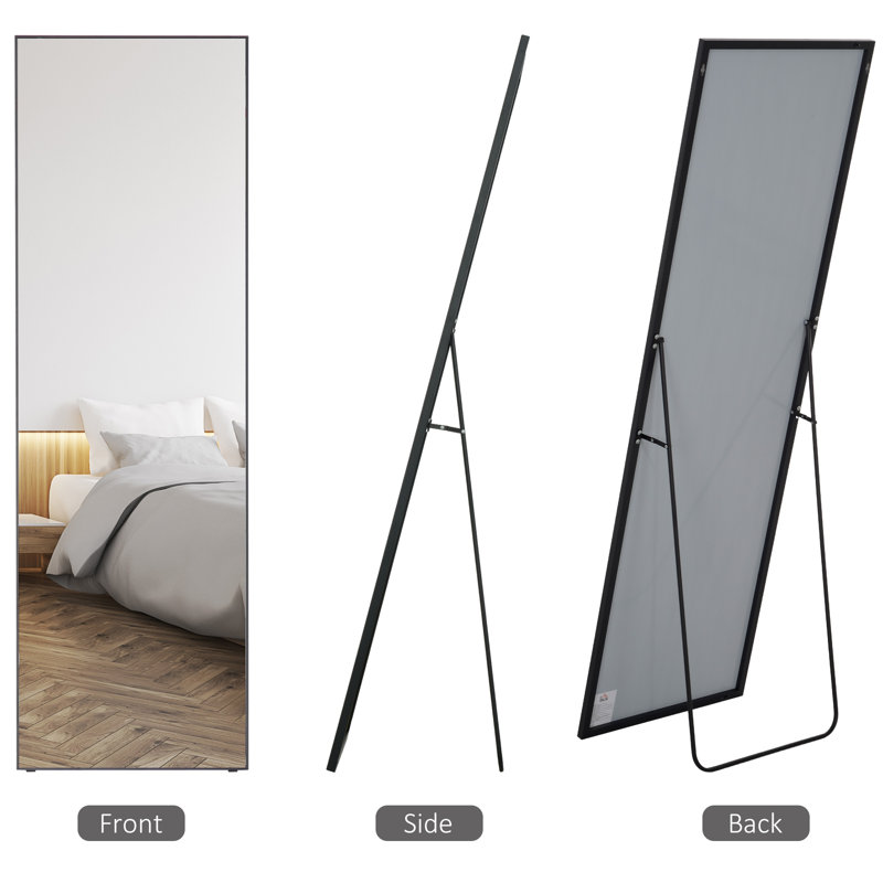 Muscolo Metal Rectangle Floor Mirror