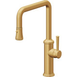 Davoli Kitchen Pull-Down Faucet with Button Sprayer - Quad Spout