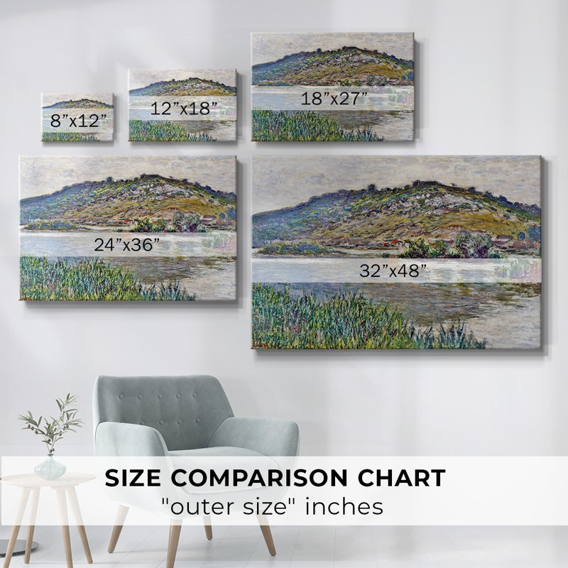 Landscape at Port-Gallery Wrapped Canvas, 12" H x 18" W