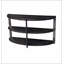 Console Kalne en forme de demi-lune avec 2 tablettes ouvertes