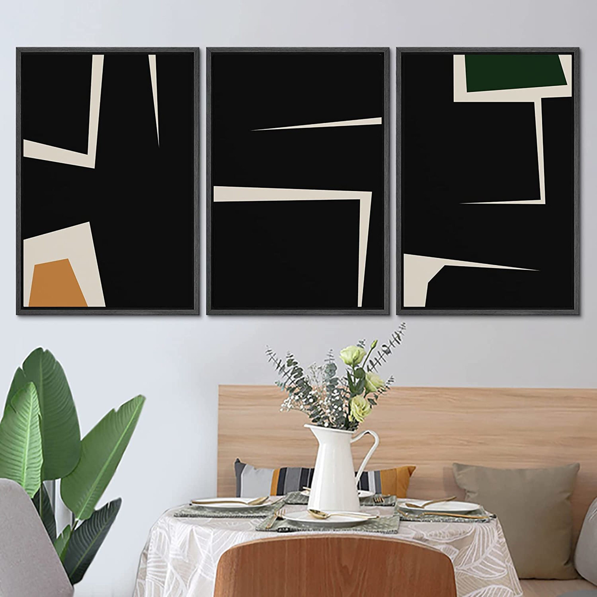 framed collage wall art