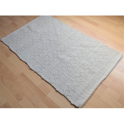 Gaither Solid Colour Hand Woven Area Rug