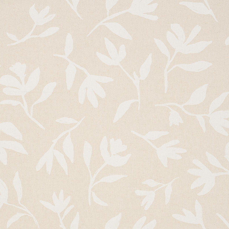 Laurel Fabric, White/Unbleached