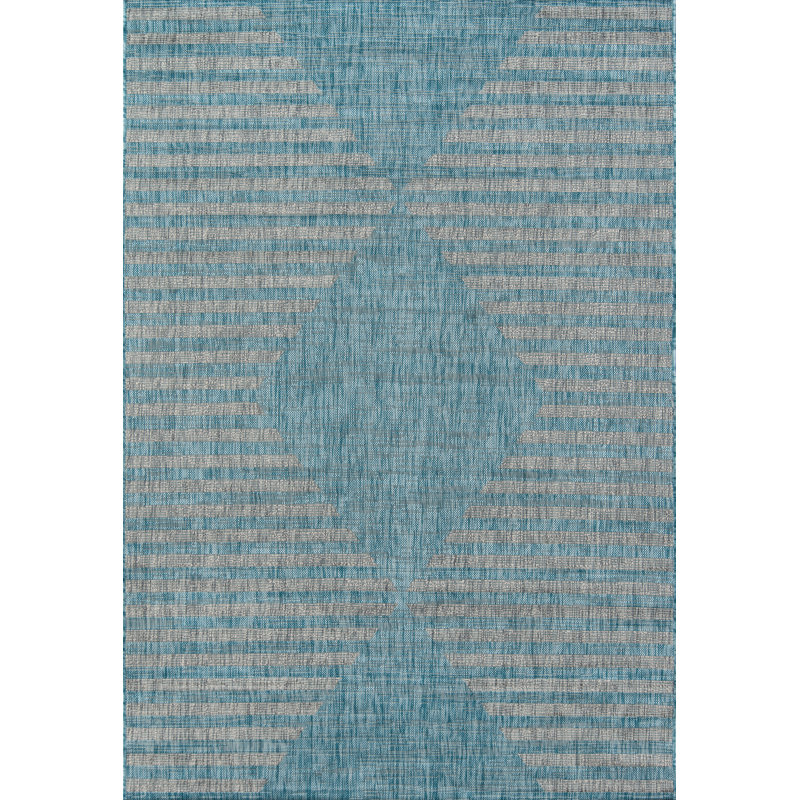 Tapis turquoise Momeni Villa Monaco, Rectangle 2 pi x 3 pi