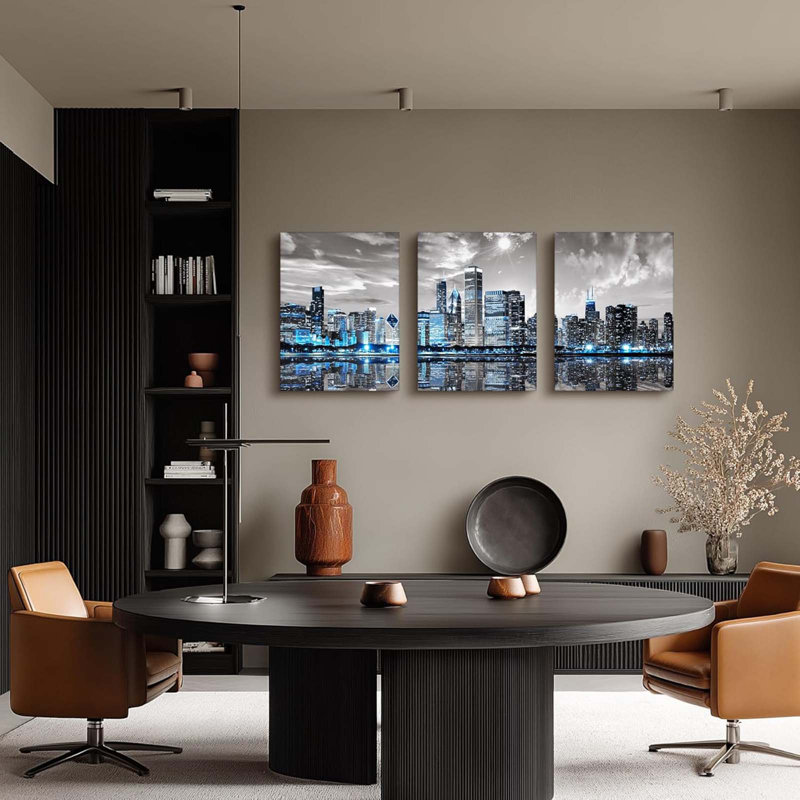 3 Piece Wrapped Canvas Print