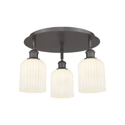 Plafonnier encastré 3 lumières 17 po Ballston